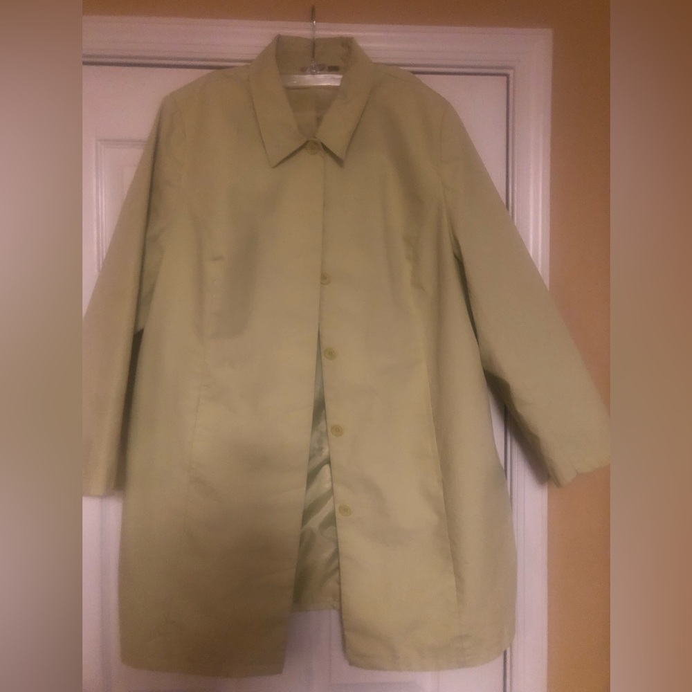 Caslon Mint Green Trench Xl or L